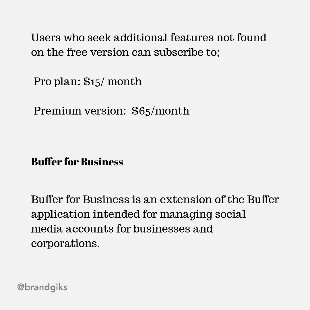 BrandGiks's tweet photo. On today's Tech Tuesday feature is a quick review of @buffer a unique social media management tool for creators and businesses.

We definitely love it! 
Do you ? https://t.co/9chARriqFs