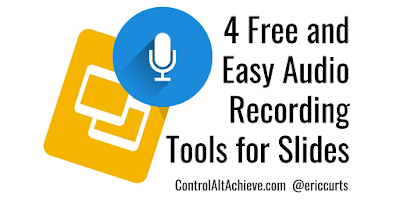 ericcurts's tweet photo. 🔊 Audio for Google Slides finally rolling out to all accounts by end of November! See how to record and add audio here: https://t.co/cbyN2QyuE2 #edtech #GSuiteEDU #GoogleEDU https://t.co/r6OO3orepY