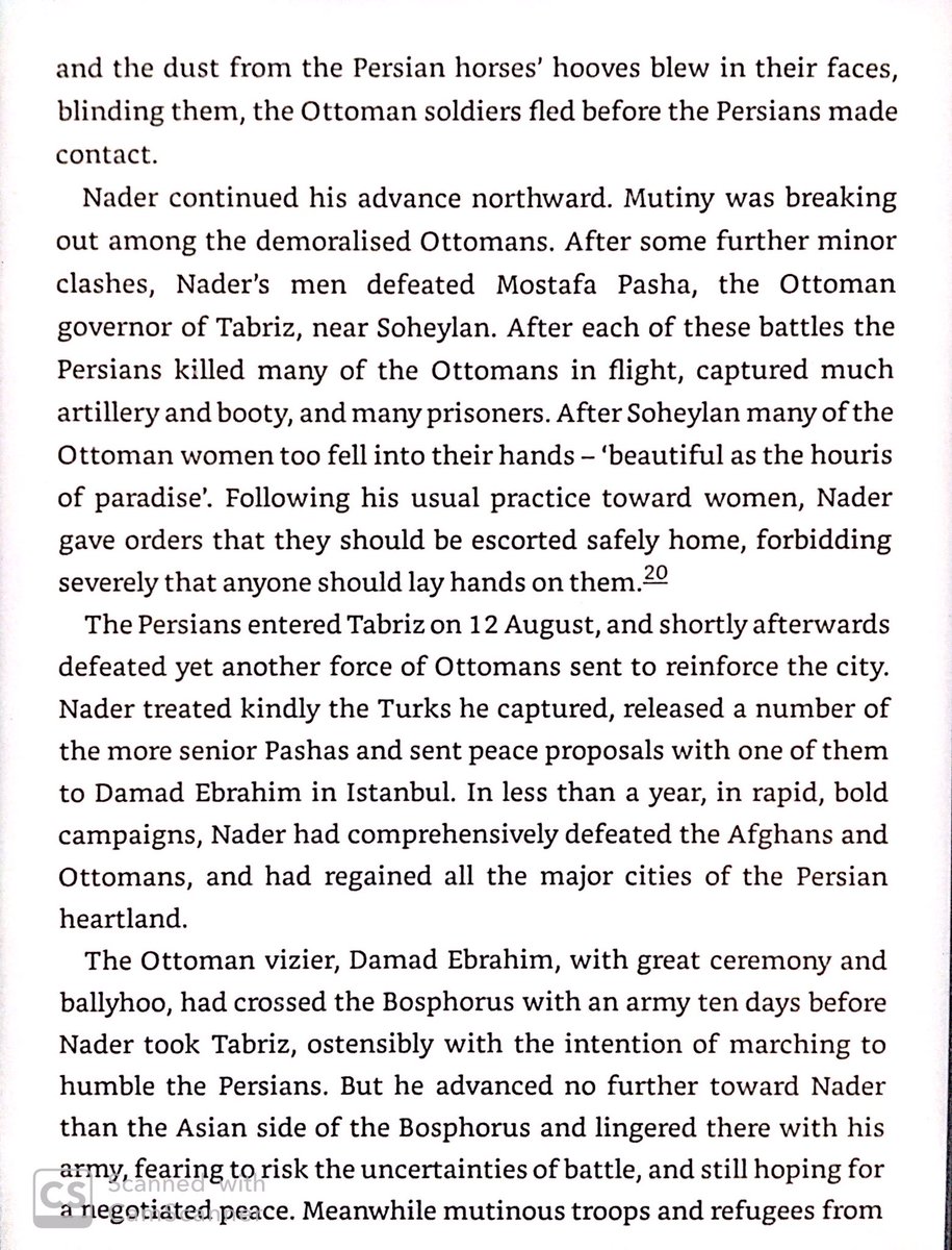 Fresh from his defeat of the Afghans, Nader drove the Turks out of occupied areas of Iran in less than a year.