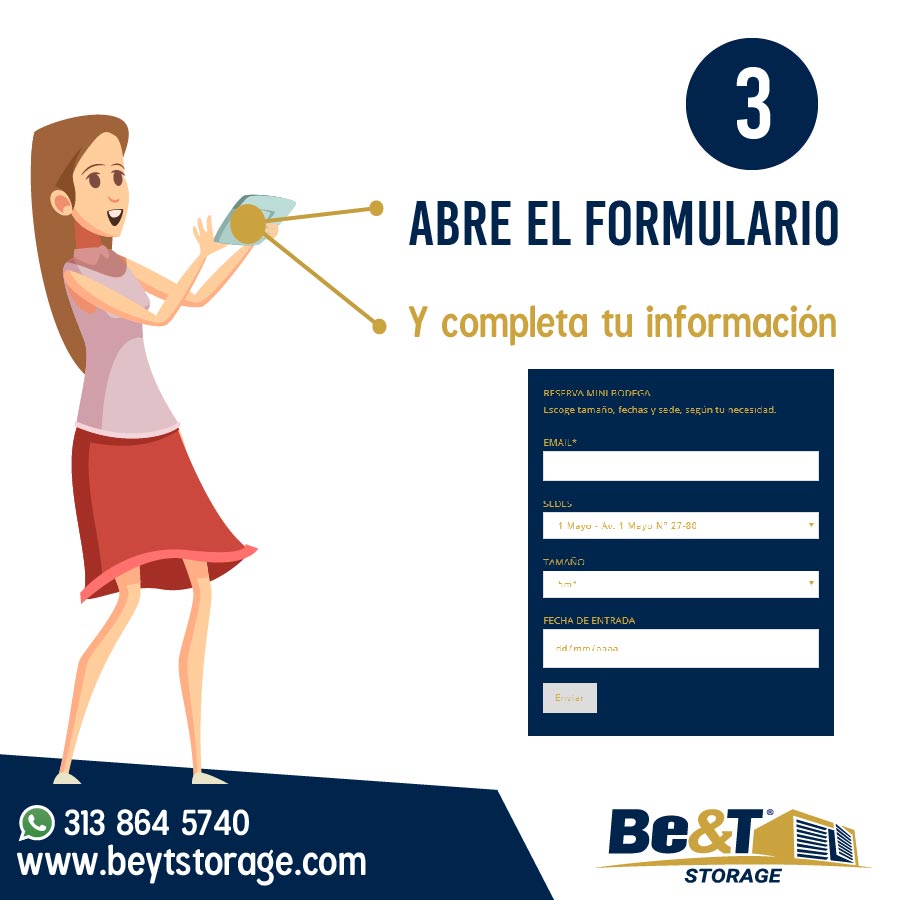 BeYTstorage's tweet photo. #FelizMartes Reservar una mini bodega con nosotros es muy sencillo.➡️ https://t.co/WM19VNJPcz
