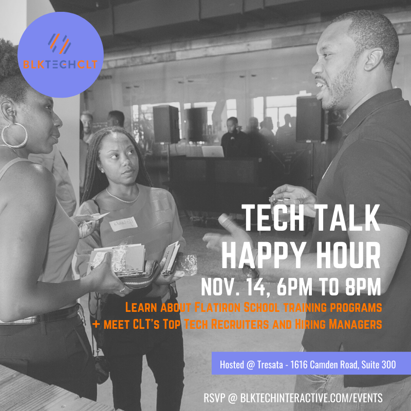 rodgarvin's tweet photo. The #CLT region has the fastest tech talent growth in the nation, which is increasingly diverse thanks to groups like @weareblktechclt.
Looking forward to representing the @clt_alliance at the #BLKTECHCLT Happy Hour with @FlatironSchool, @BankofAmerica, @tresata and @RedVentures. https://t.co/DN9rl1oHIy
