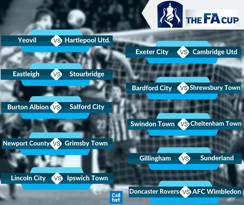 collbet_pt's tweet photo. A terça-feira está cheia de jogos na #FACup👇

⚽ São os jogos da primeira rodada.

👉Nosso Bot tem as predições de todas essas partidas, basta acessar.

#apostas #futebol #Inglaterra #soccer #bets #betting #tipster #acertecomcollbet https://t.co/vHb6RZv5fn