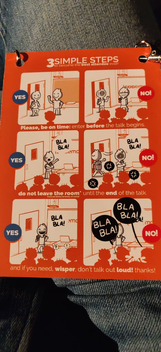 Marco_Rasp's tweet image. The Law of two Feet is not appreciated. 🙄 #CodemotionBerlin19