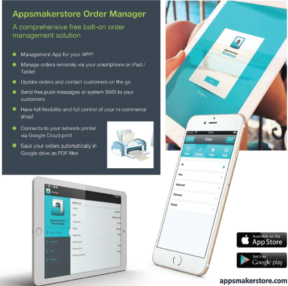 ppsmakerstore's tweet photo. All Appsmakerstore #Apps come with a free bolt-on Order Manager App so you can run your business away from the office or provide it to third party #logistic partners to update order statuses for #deliveries https://t.co/eXeEkHOEqh
