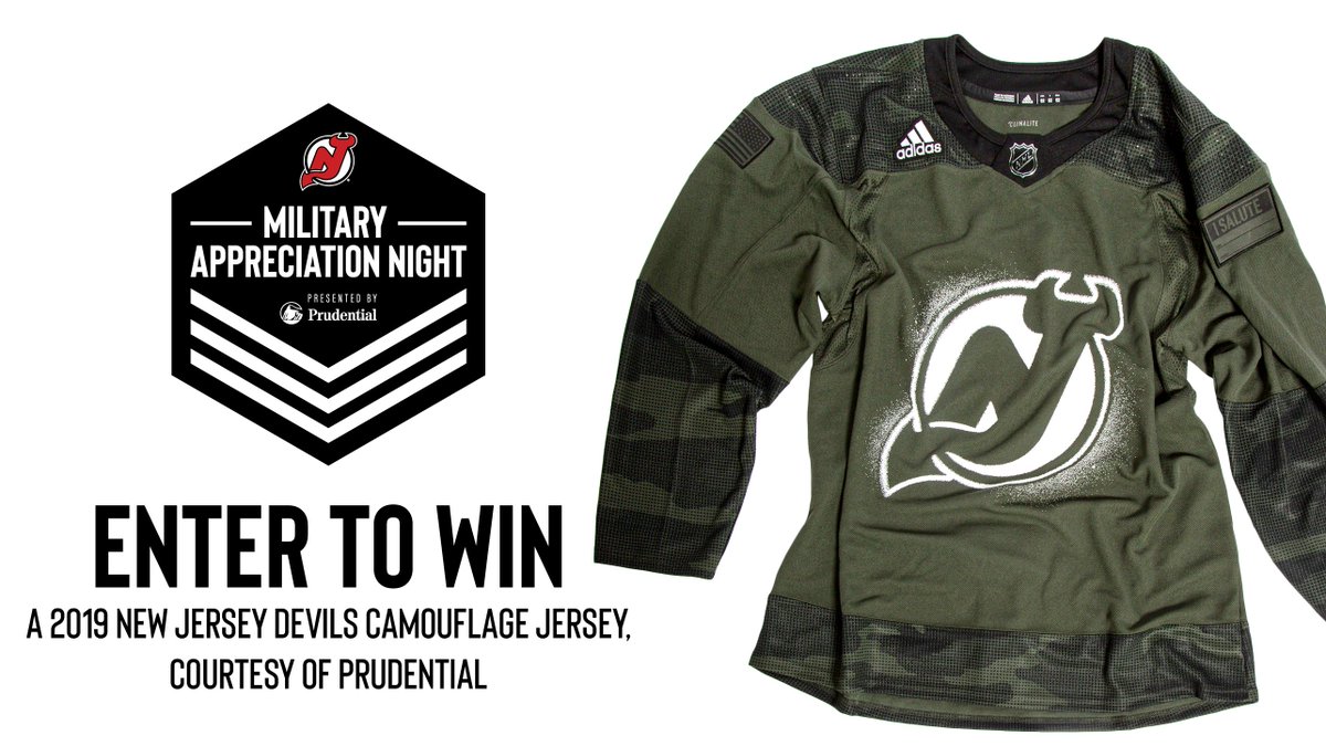 new jersey devils military night