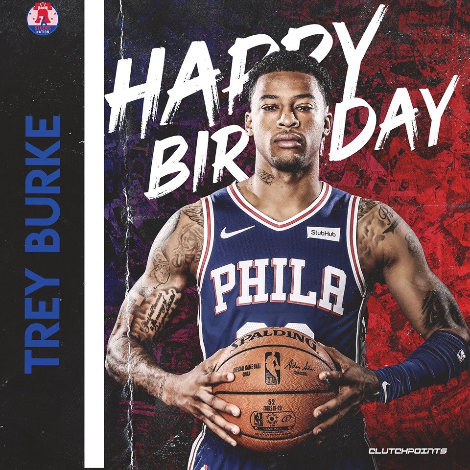 Join Sixers Nation in wishing Trey Burke a happy 27th birthday!    