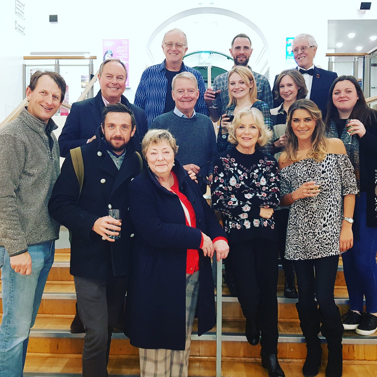 Ten times table love last night! Love these lot so much. Thank you <a href="/MalvernTheatres/">Malvern Theatres</a> For such a wonderful welcome ♥ here's to a fab week! <a href="/BKL_Productions/">Bill Kenwright Ltd</a> <a href="/RobertDaws/">Robert Daws</a> <a href="/RdRobwelch/">Robert Duncan</a> <a href="/handyrhi/">Rhiannon Handy</a> <a href="/craigazey/">Craig Gazey</a> @Fletcher_Hudson #theatre #comedy
