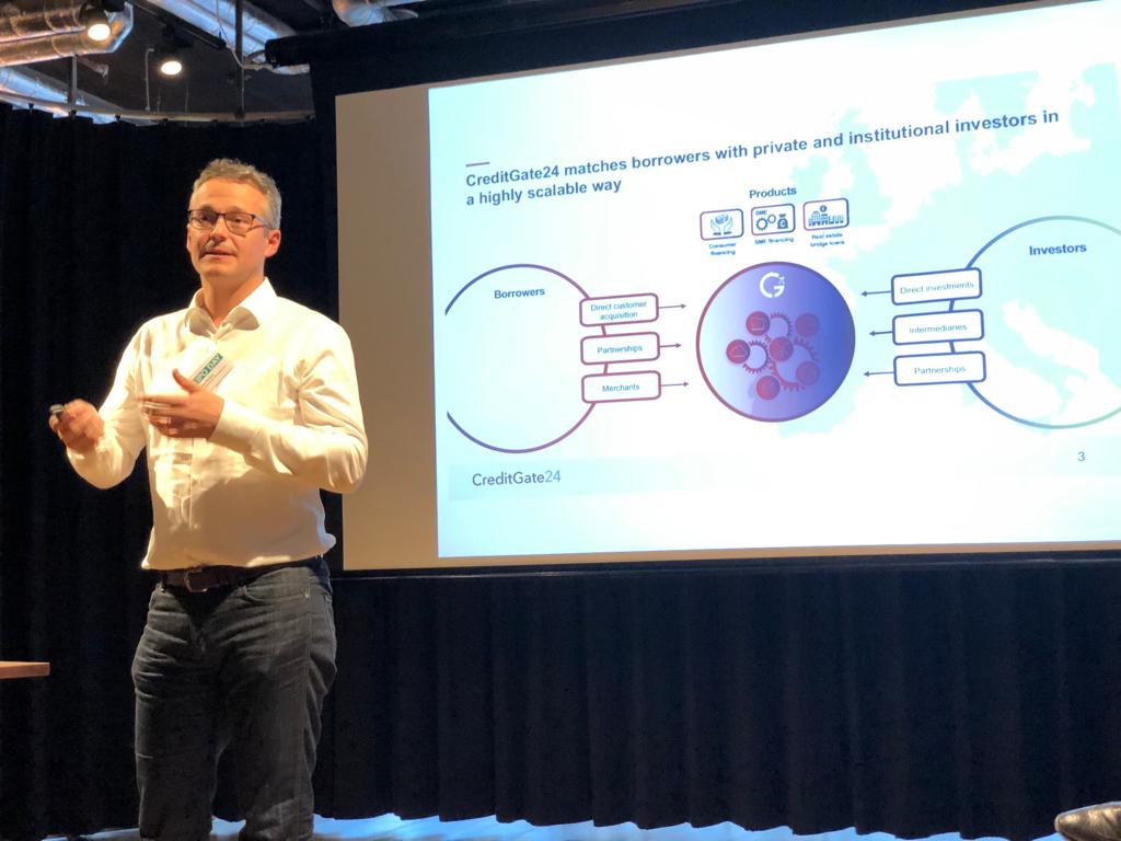 We are a part of this year’s #IPOday in Zurich. Our CEO, Stefan Benkert is pitching #creditgate24. #lending #swiss <a href="/StartupInvestCH/">Startup INVEST</a>