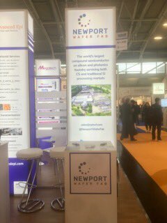 NewportWaferFab's tweet image. Come and see us at our stand @SEMICONEuropa ... selling @NewportWaferFab CS and power foundries services ... find out more about #cscluster @CSconnected 🚀