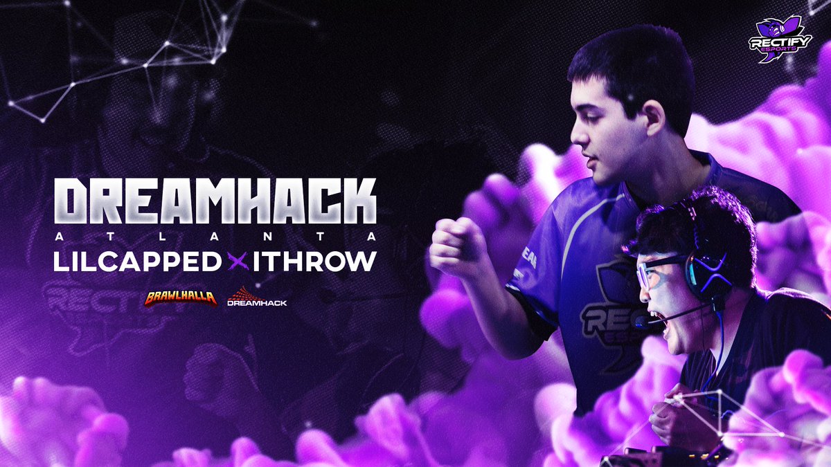 RectifyEsports's tweet photo. This Friday we return to the @Brawlhalla World Championship with @LilCapped &amp; @ithrowow competing.

Stay tuned for updates all week long. 

#FearTheSting 
#RectifyBH https://t.co/Q29KMHLbzT