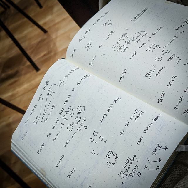 Just finished taking notes of a theatre show we're live streaming in a couple of weeks.