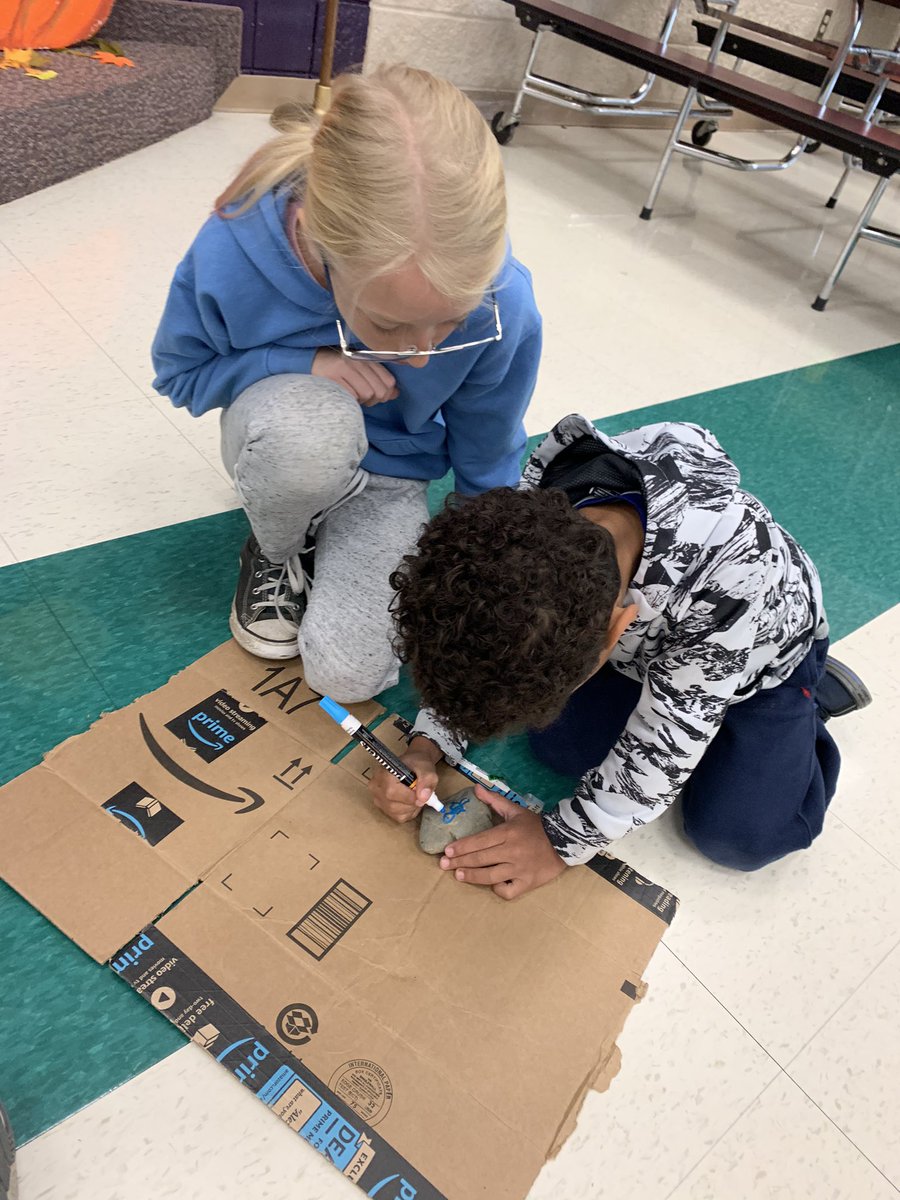 One of the coolest projects so far! The kids lit up working on these rocks! Thanks to SCRIBBLE STONES, we took ordinary rocks and turned them into art to brighten someone’s day. You could find one around <a href="/cityofgranbury/">Granbury, Texas</a> look for #granburyrocks #mambrinosteam #10houses1family #plc