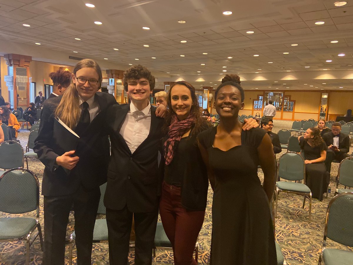 atkinsHSchorus's tweet photo. Beautiful job at NC Honors Chorus this weekend! So proud of David, Matthew, and Simone for representing @Atkins_HS #ncmea #nchonorschorus https://t.co/DOaKAVQj42
