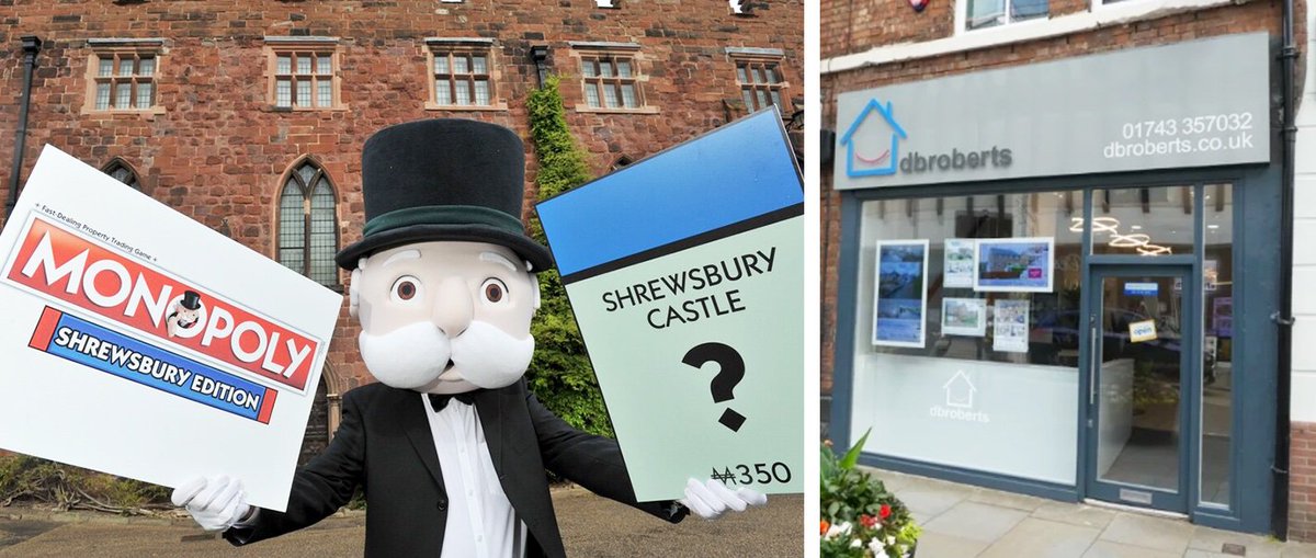 This year we moved to 12 Shoplatch in Shrewsbury!

Now, you can also move and trade on the streets of Shrewsbury as our wonderful historic town has its very own Monopoly board!

With every game bought from <a href="/severnhospice/">Severn Hospice</a>, £10 will be spent on care.

#shrewsbury #monopoly