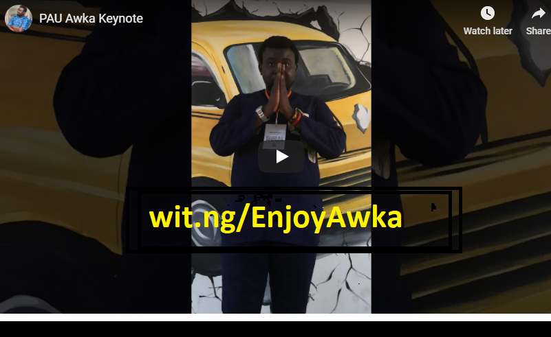 mywitin's tweet photo. Thank you @gbengasesan for e-speaking at the maiden edition of #EnjoyinNigeria forum series #enjoyAwka which held at #paulUniversityAwka . Your participation inspired the youths. We appreciate @mywitin  @ParadigmHQ . Video is live at https://t.co/r3Fvvz71x0 https://t.co/lJA3MfetGE