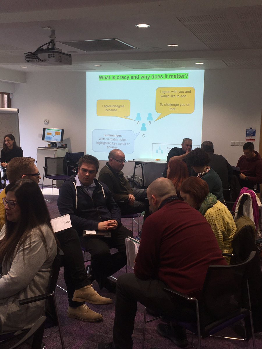 What is oracy and why does it matter? Asked <a href="/oracysquad/">OracyS21</a>
“Oracy is the potential to unlock learning, reduce educational poverty and reduce teacher talking” #WELabs <a href="/WholeEducation/">Whole Education</a>