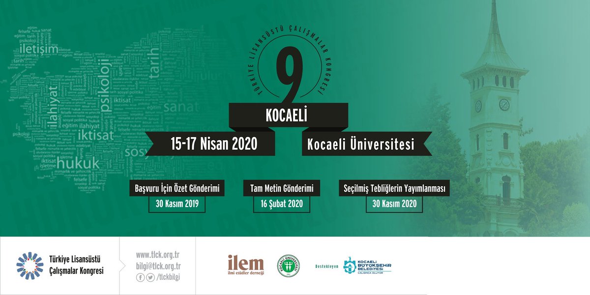 Yolculuğumuzun bu seneki durağı <a href="/kou92official/">Kocaeli Üniversitesi</a> ve <a href="/kocaelibld/">Kocaeli Büyükşehir</a>'nin destekleriyle Kocaeli Üniversitesi olacak.

Genç birikimin köklü buluşmasında sizi de aramızda görmek isteriz.

Başvurular 30 Kasım 2019'a kadar devam edecek.

👉 tlck.org.tr

#tlck #akademi #kongre