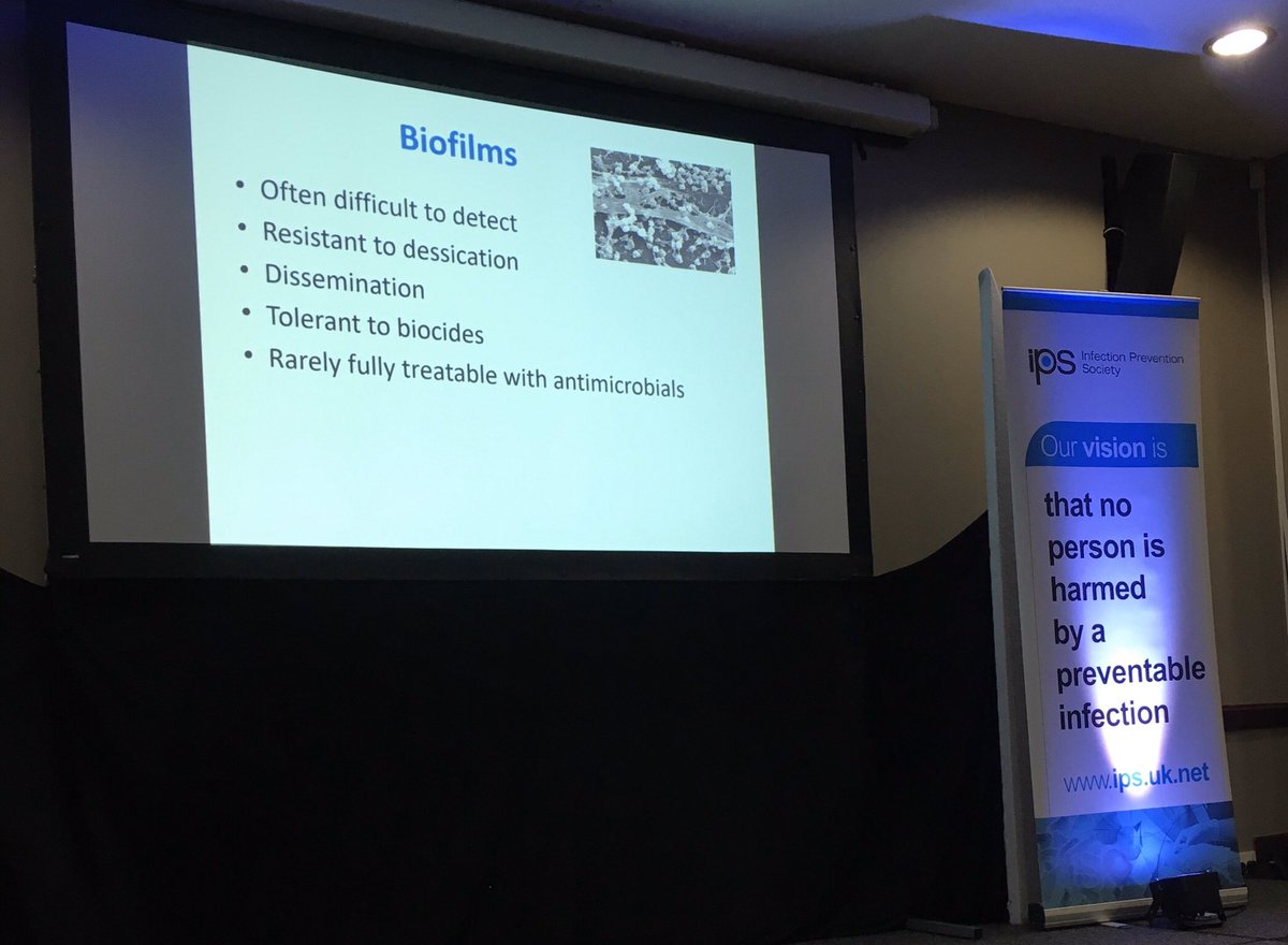 HallamCarole's tweet photo. Difficulties with bio films and understanding antibiotic activity #IPSIV19 https://t.co/4yFAHKhFMh