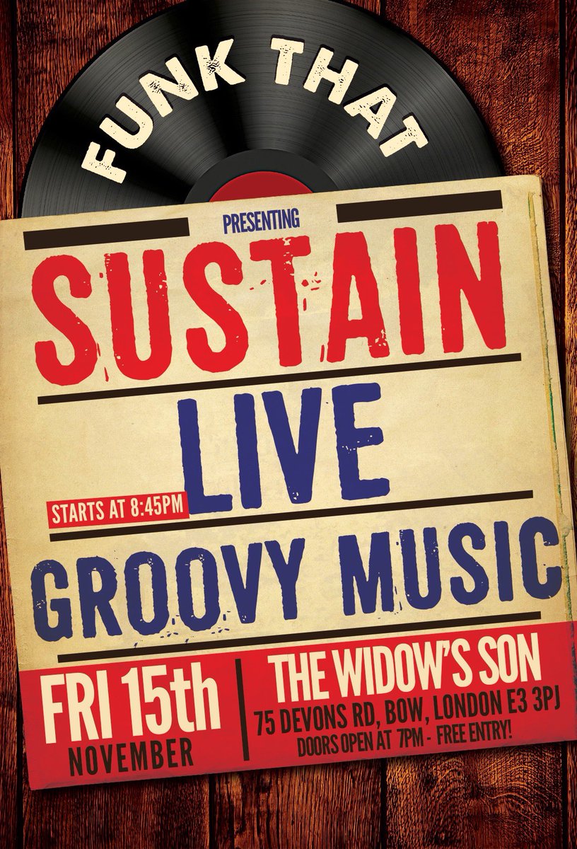 bertugcemil's tweet photo. #friyay #sustain #groove #band #live #thewidowsson.pub @murathanaraz on #bass @firatavci87 on #sax #jomyjomert on #keyboards #danielwatt on #drums Wear your funky boots 😎🤘 https://t.co/Egyc2H6Q9R
