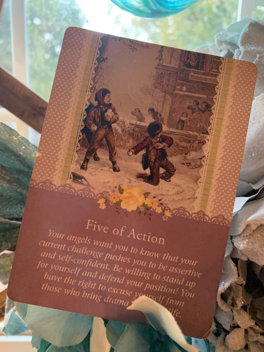 CaraSchopplein's tweet photo. Happy Tuesday!! Today’s message is about FIVE OF ACTION 💖 Don’t be afraid to stand up for yourself and what you believe in. It is YOUR life and YOUR journey. 💖 

#love #light #postivevibes #positiveenergy #dailytarot #angelcardoftheday #tarot #angelcard https://t.co/lgXap4FzlJ