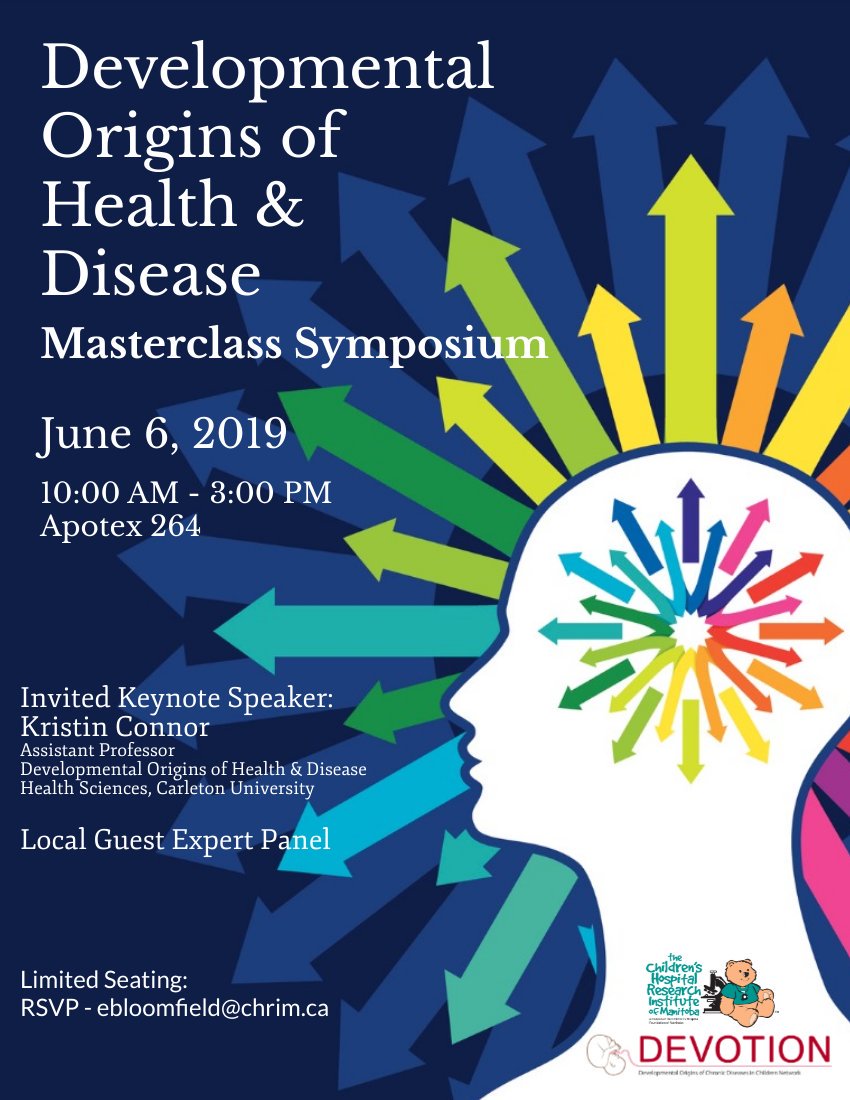 DEVOTION_MB's tweet image. Check out the #DOHaD Mastercless Symposium Sessions I and II on @CHRIManitoba&apos;s youtube channel: youtube.com/playlist?list=…