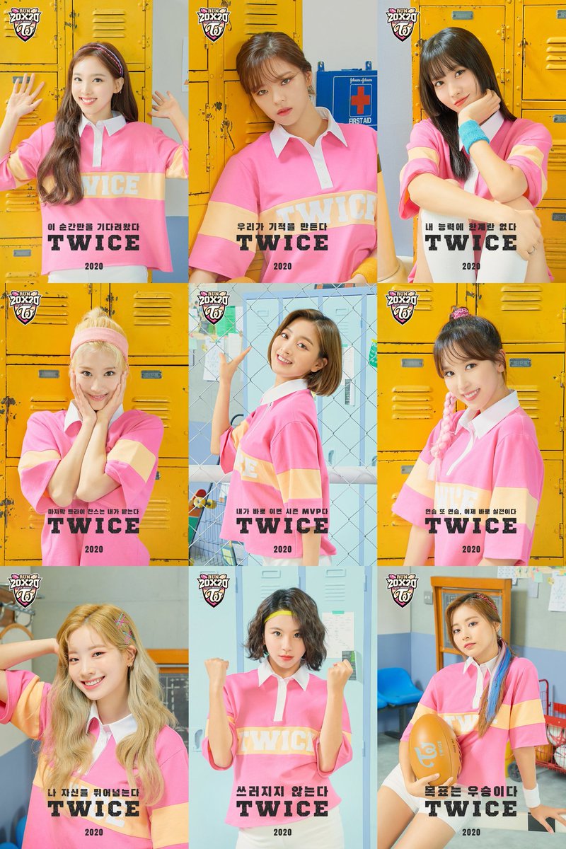 SK (@SubjectKpop) on Twitter photo 2019-11-12 15:04:07 All members in TWICE University Rugby Team ๐ Korean Season Greeting 2020 #MAMAVOTE #twice All members in TWICE University Rugby Team ๐ Korean Season Greeting 2020 #MAMAVOTE #twice