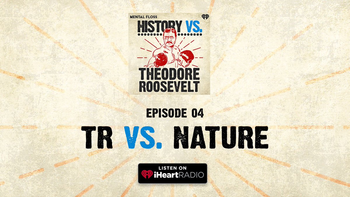 As a boy, TR started his own natural history museum. As a teen, he took up taxidermy. And as President, he conserved 230 million acres of public land. Find out how TR’s love of nature inspired his policies in the new episode of #HistoryVS. Listen here: bddy.me/2q5vQT5