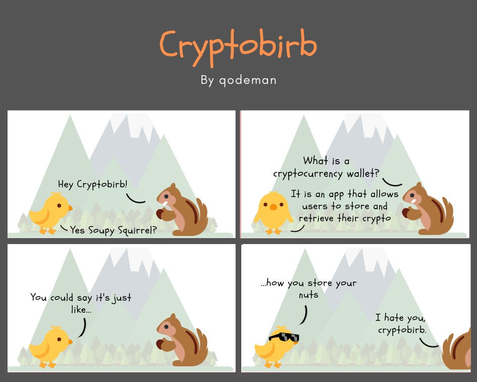 deqodesolutions's tweet photo. Cryptobirb is definitely a hard nut to crack.

Download an APK to see how your own crypto wallet will look like. 

https://t.co/99ZWO30Z1G

#blockchain #cryptocurrency #cryptowallet #cryptobirb #dqwallet https://t.co/DBfQobZW69
