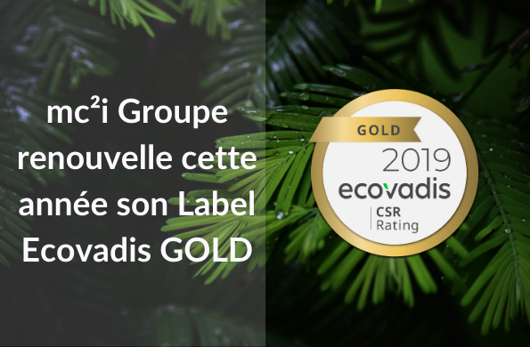 Cette année encore, mc²i Groupe s’est vu renouvelé le label Ecovadis Gold et se classe parmi les 4% des entreprises les mieux notées dans le monde. Grâce à ses engagements #RSE, mc²i Groupe arrive dans les meilleures positions du classement. Nous sommes fiers de ce label !