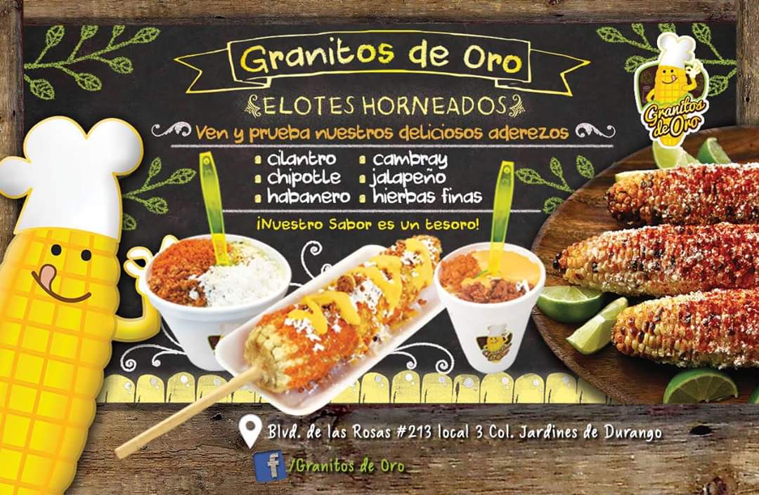 Fatimag_01's tweet photo. Durante el fin de semana asistí a Granitos de oro es uno de los lugares más  visitados en esta época de frío, te ofrecen ricos elotes preparados enteros o de vasito🌽
Puedes visitarlos en cualquiera de sus sucursales en la ciudad de Durango https://t.co/NG7SbJ26uG