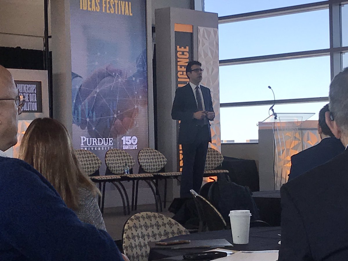 It’s encouraging to hear real examples of innovation and thought leadership in federal gov utilizing public/private partnership and techniques like Design Thinking and #entrepreneurship. 
Thank you @HHSCTO Ed Simcox for your talk.
@PurdueIDSI
#IDSISummit
#BRM
@McGiveronBRM
