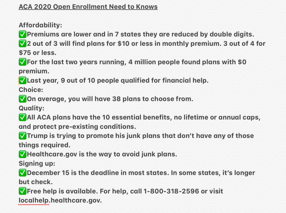 BREAKING: ACA open enrollment ends December 15, and due to Trump’s efforts, only 5% of the uninsured know this is the deadline.

Please consider sharing. Everything you need to know. #ACA
#GetCovered