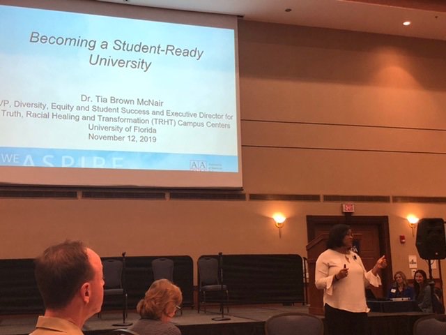 Dr. Tia Brown McNair at the UF Student Success Summit #studentsuccessUF