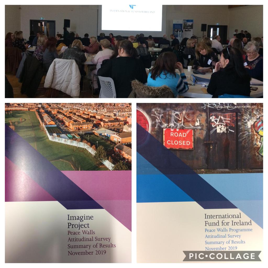 PSNIBelfastN's tweet photo. Castle NPT attended the launch of the International Fund for Ireland Peace Walls Attitudinal Surveys 2019 earlier today at the Girdwood Community Hub. For further information on the survey findings visit https://t.co/8TGwdgF3Dz #positivecommunityengagement https://t.co/96UGhyi4lX