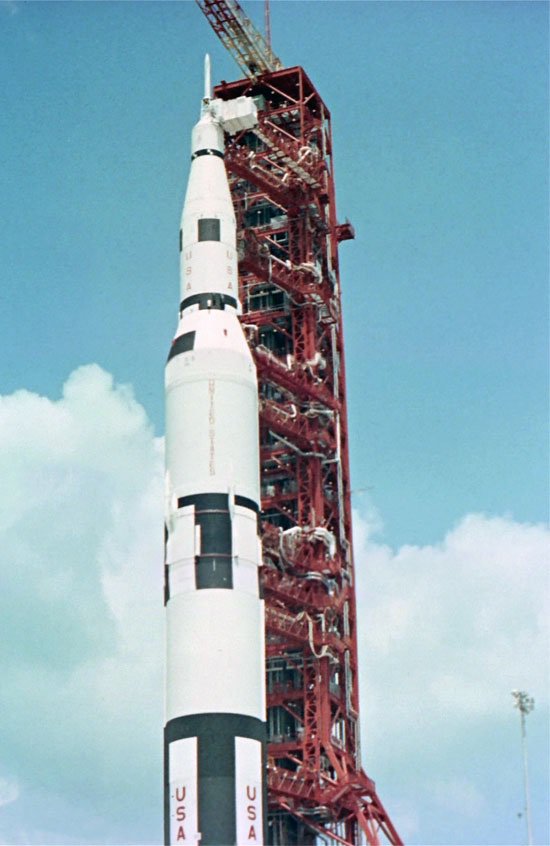 After doing a few of these two months ago, my followers took a nose dive, so I'm just now up again to 1,968:1968 – NASA's Saturn V rocket made its  @StarTrek debut in "Assignment: Earth." You can see this Saturn V today at  @RocketCenterUSA. Also, Apollo 8 happened.