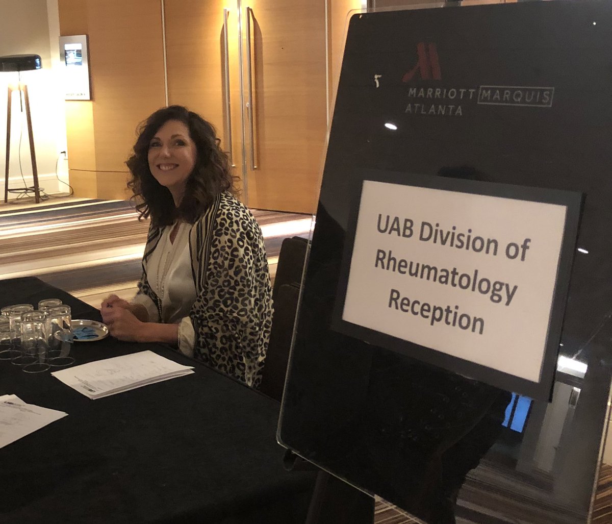 Thank you to all who joined us at the UAB Rheumatology reception at #ACR19 <a href="/UABRheum/">UAB Clinical Immunology and Rheumatology</a> <a href="/uabmedicine/">UAB Medicine</a>.   Many thanks to Stephanie Miller for organizing an enjoyable event!