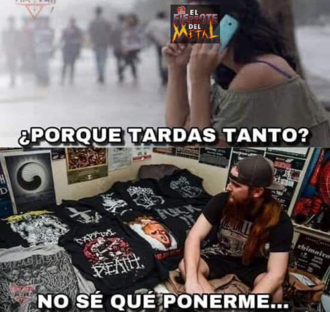 No los hagamos esperar, a las 8pm empieza #ElFierroteDelMetal transmisión en #twitch : m.twitch.tv/francoescamill…, también por #Twitter, #Facebook e #Instagram 

#HappyTuesday #HornsUp #MetaLife #metalhead
