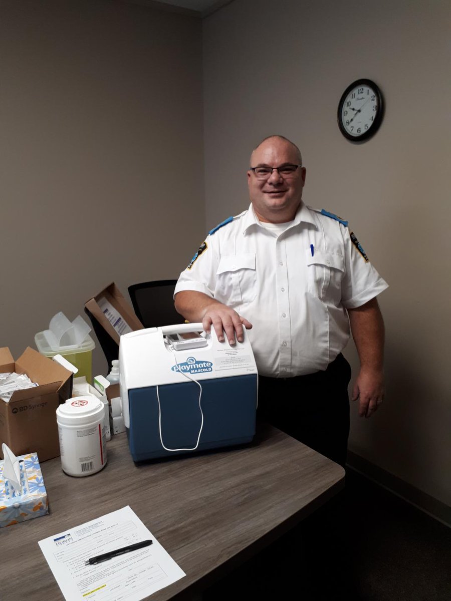 Huron County Paramedic Services has received our first Influenza Vaccine as part of the Universal Influenza Immunization Program