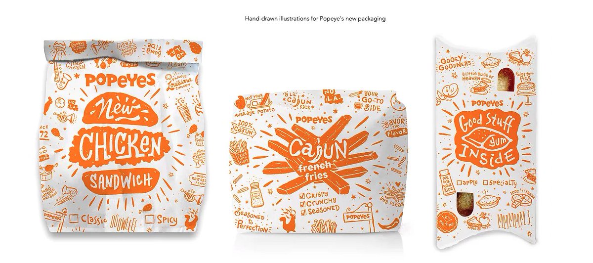 Ok but..... #Proud 🙌

Our sister <a href="/alyssanodo/">alyssa</a> helped design the famous #PopeyesChickenSandwich wrapping. 

You could say we are now a little biased towards @PopeyesChicken over the competition😉