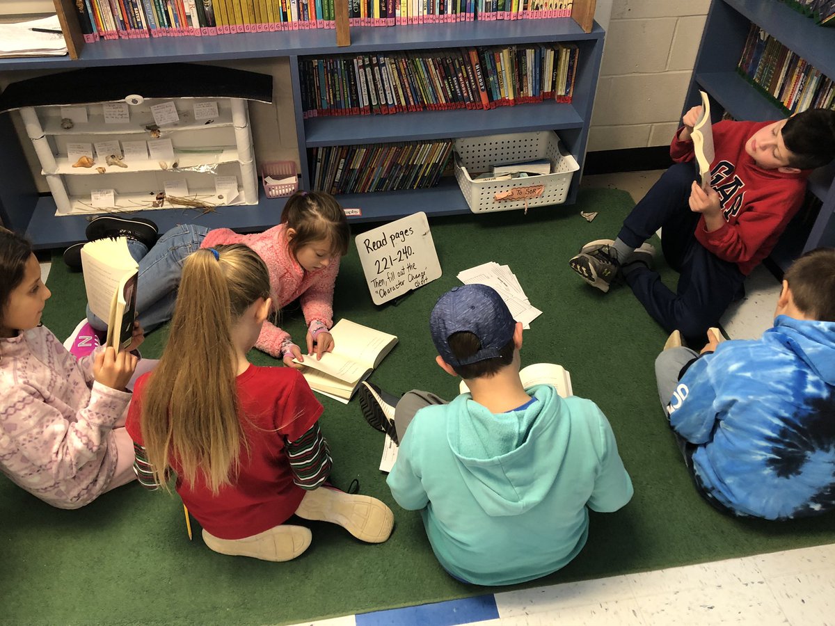 MrJacksonsWorld's tweet image. Our station rotations on this snowy Tuesday! Character analysis mapping, guided writing using vocabulary and dialogue, independent typing of our stories, and independent reading... and all before lunch! #fourthgrade #literacy #smallgroupteaching @BrockportCSD