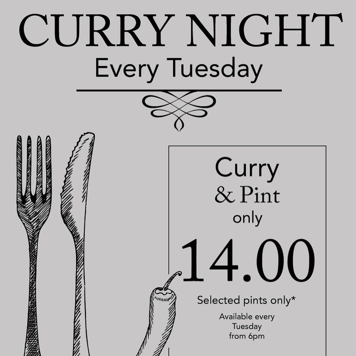 Every Tuesday #letusdothecooking #currynight #pubbythecanal #wadworth #pubfood