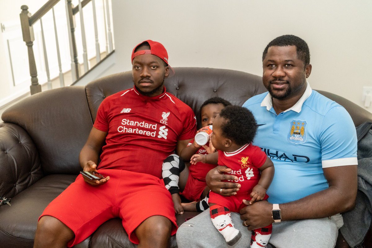 Grandmas_Boi's tweet photo. Watch party #gameday #ManCity vs #LFC https://t.co/U2W24SWS1u