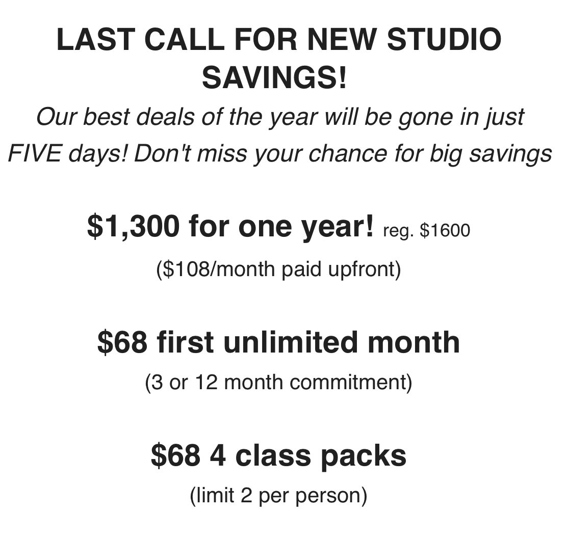 Last call! We have not one but two locations you can use these great membership deals on. DM for more details or visit our website. #fitness #groupfitness #rowing #localfitness #fullbodyexercise #fitnessdeals #fitcitysa