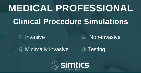 SIMTICS's tweet photo. We recently launched a new suite, Medical Professional - Clinical. So far we have 30 Clinical modules available. These include procedures that junior doctors, nurses and other health professionals may need to perform. View here: https://t.co/nDU7mbqe8s
#SIMTICS #onlinelearning https://t.co/QRuXSJqPDU