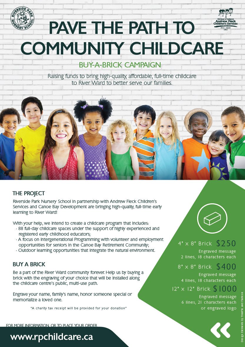 help support our new child care facility!