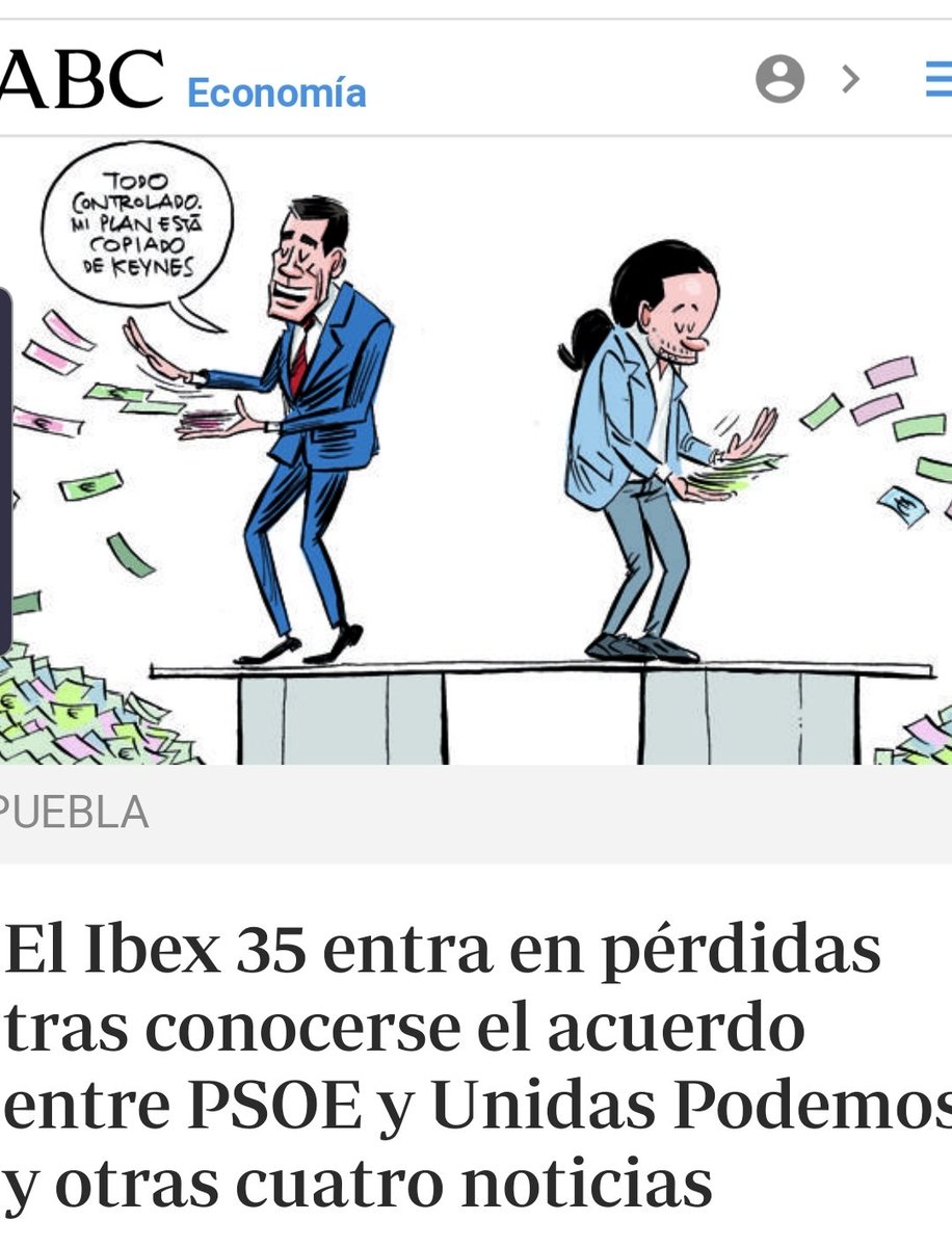 BeaMartv's tweet image. El Ibex entra en perdida y sólo se ha conocido el preacuerdo, que pasará cuando se firmé del todo?
Adios España 🇪🇦
#SanchezDimision