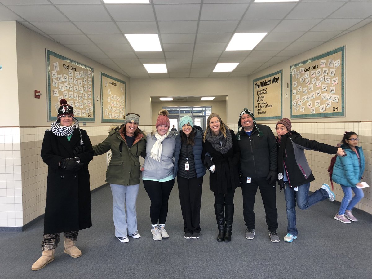 To our amazing staff welcoming students to school!  #thewildcatway