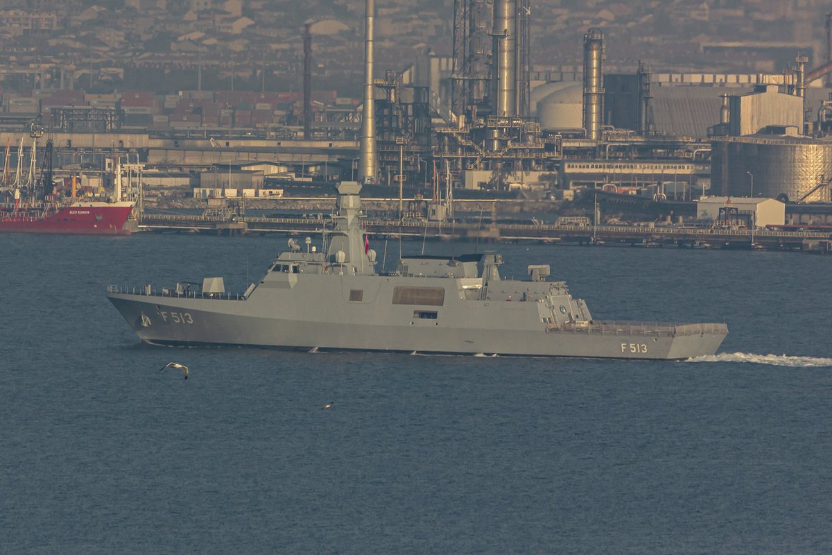OguzEroguz1's tweet photo. #TurkishNavy's #AdaClass #corvette #F513 #TCGBurgazada #gölcük https://t.co/WkqL4xtcGL
