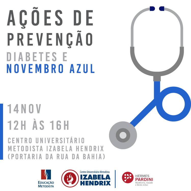 Ação de conscientização sobre Dia Mundial do Diabetes e Novembro Azul oferece serviços à população. Saiba mais:  bit.ly/2Q8H7wG