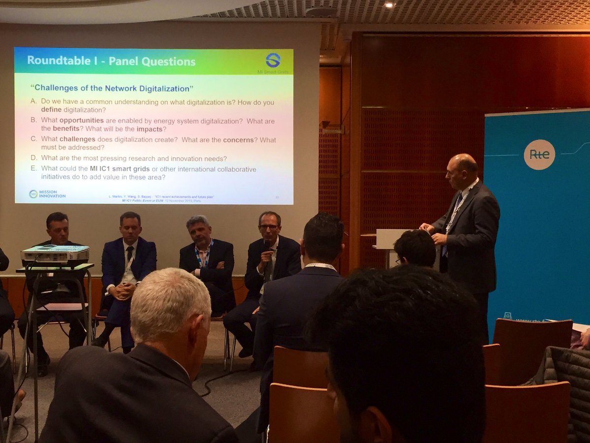 Natalie_Sam's tweet photo. We are at the beginning of #energytransition, it will take large scale piloting, all tech engagement, #Research and #Innovation and #data acess and #multisided models.
Panel discussion at #EUW19
#mi_ic1
@ThinkSmartgrids
#smartgrids
Moderated by Luciano Martini https://t.co/9ChyWdkMo6